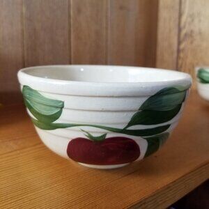 Vintage Watt Pottery Apple #5 Mixing Bowl